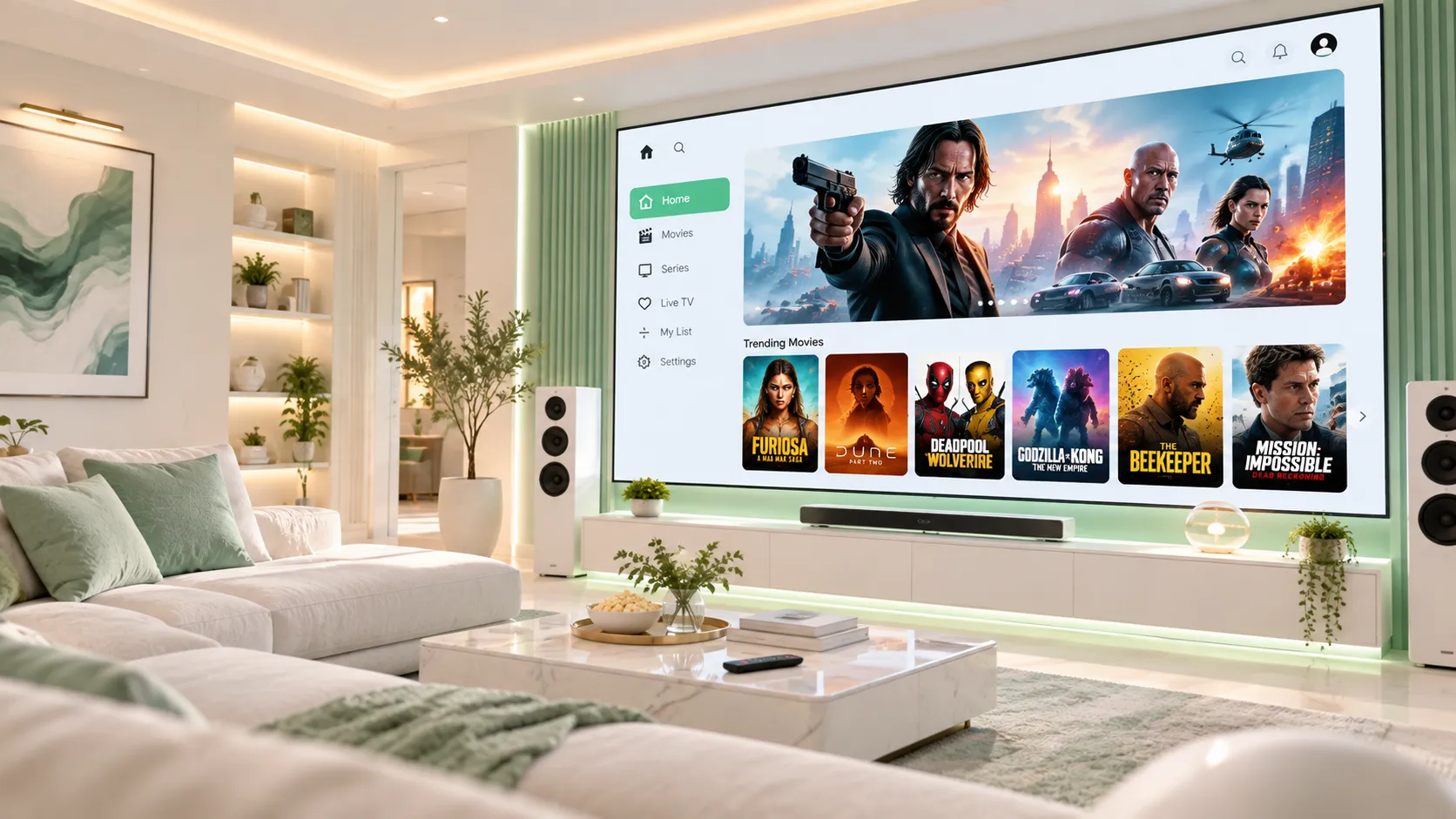 O2 TV Senderliste auf Google TV
